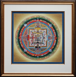 Framed original Tibetan Thangka Painting